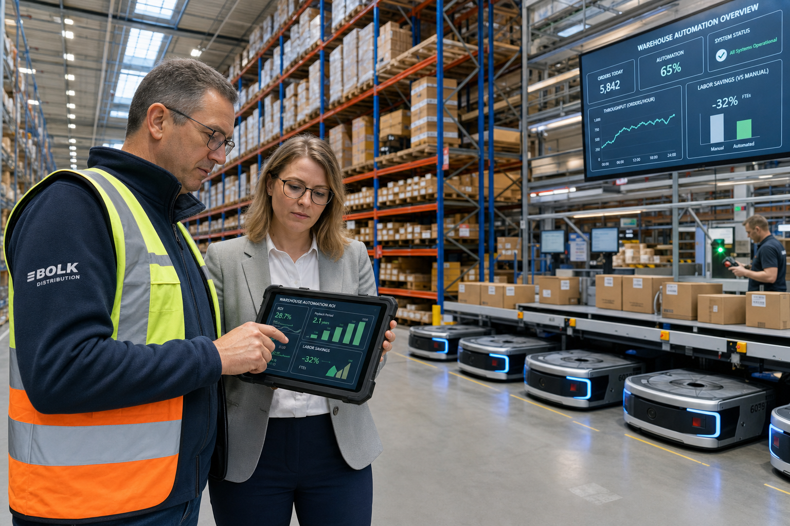 Magazijn automatisering kosten en ROI berekening