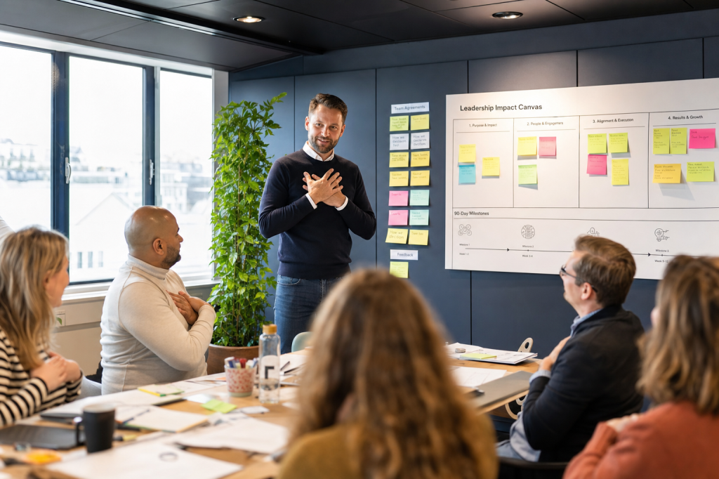 Wat levert een masterclass leiderschap op in 1 dag, en hoe vertaal je de inzichten direct naar betere teamresultaten?