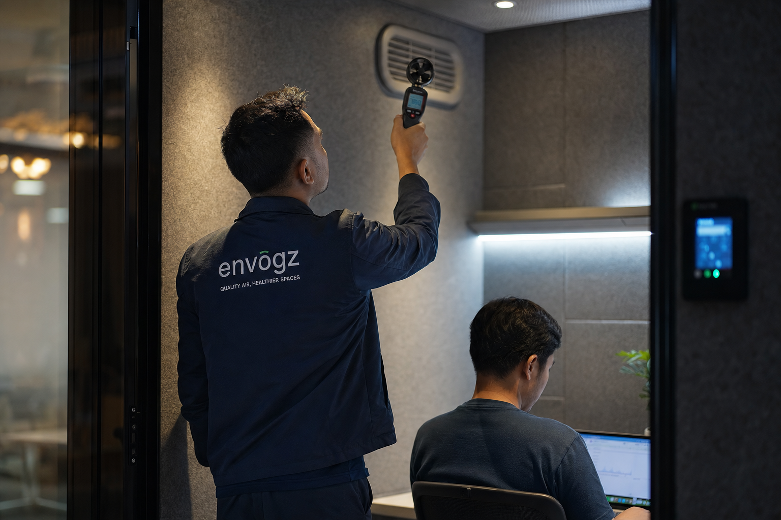 Ventilatie in geluidsdichte cabines