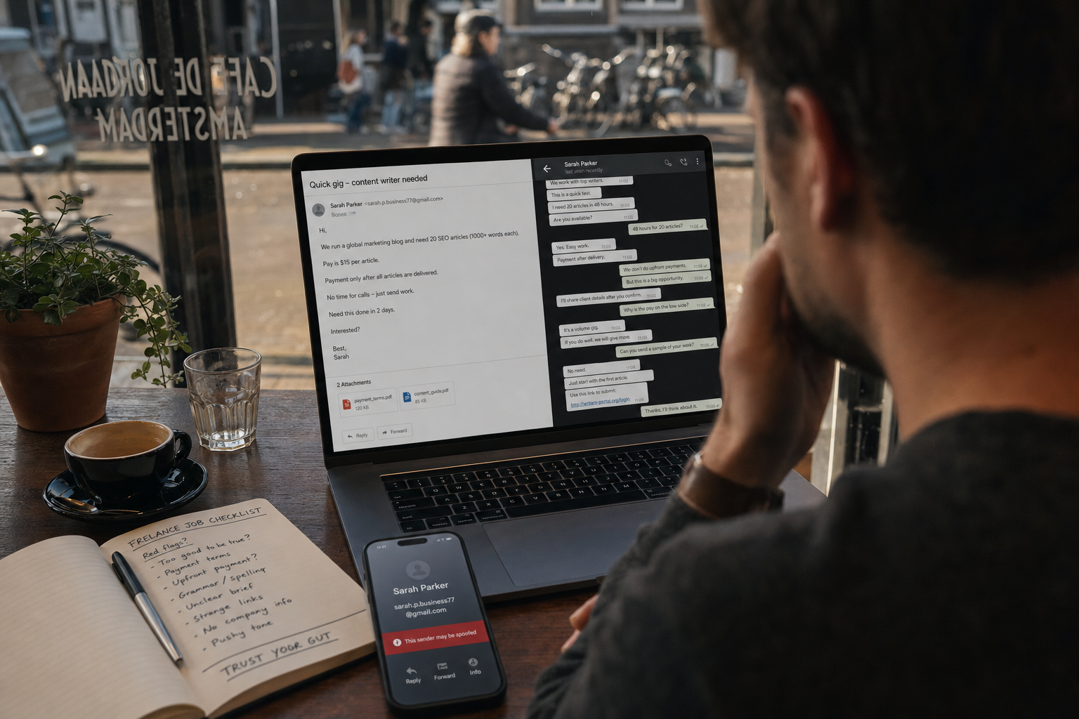 Waarschuwingssignalen bij freelance opdrachten