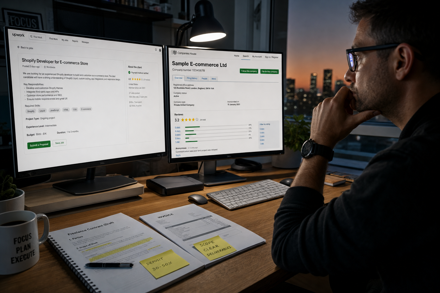 Veilig freelancen tips