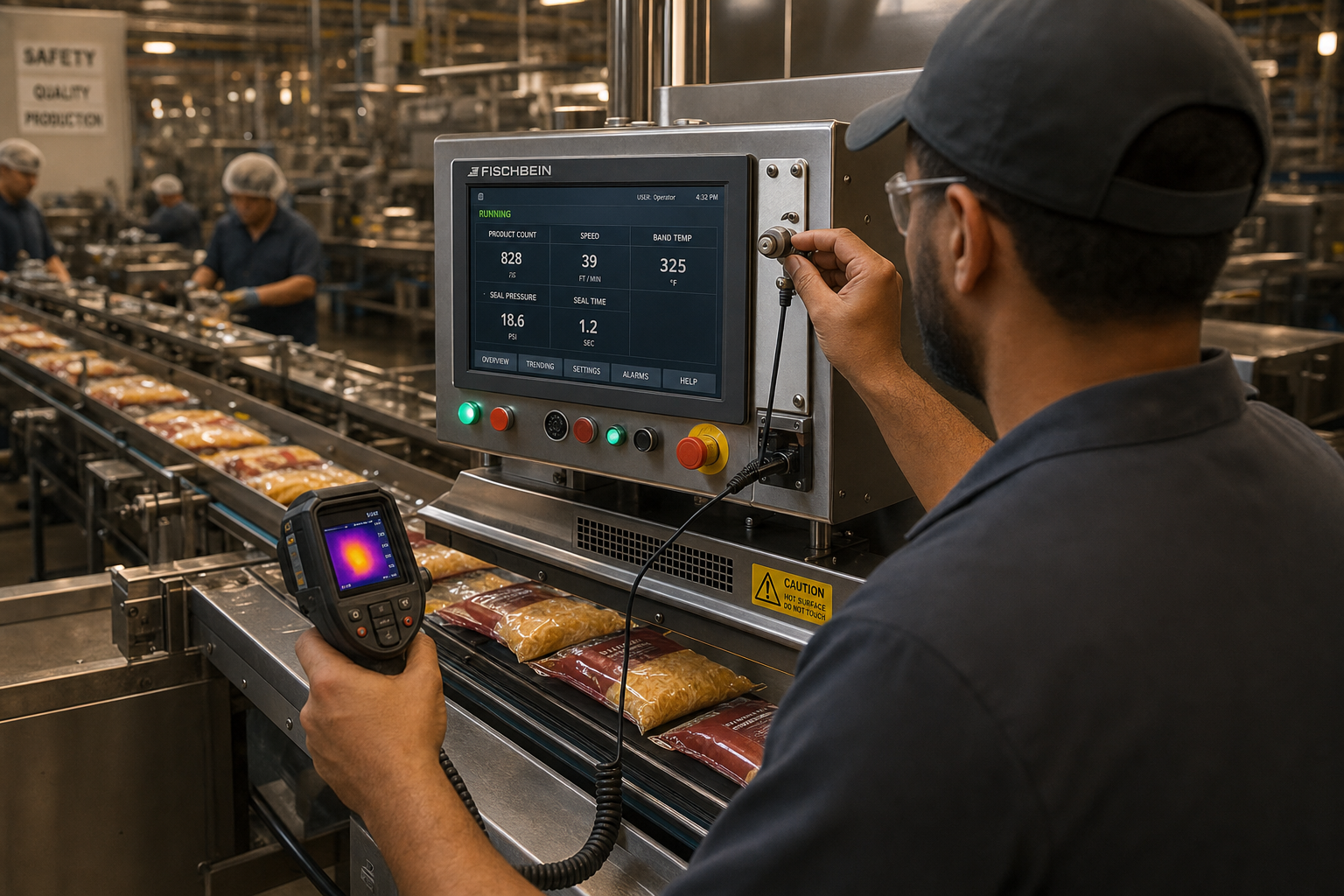 Preventief onderhoud sealmachine componenten
