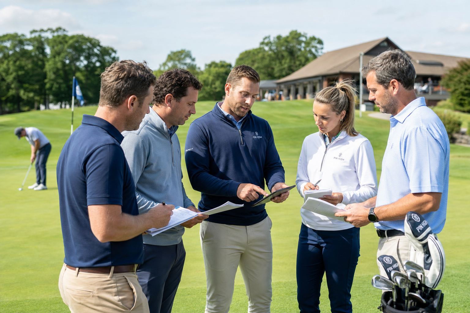 Golf en vergaderen teambuilding