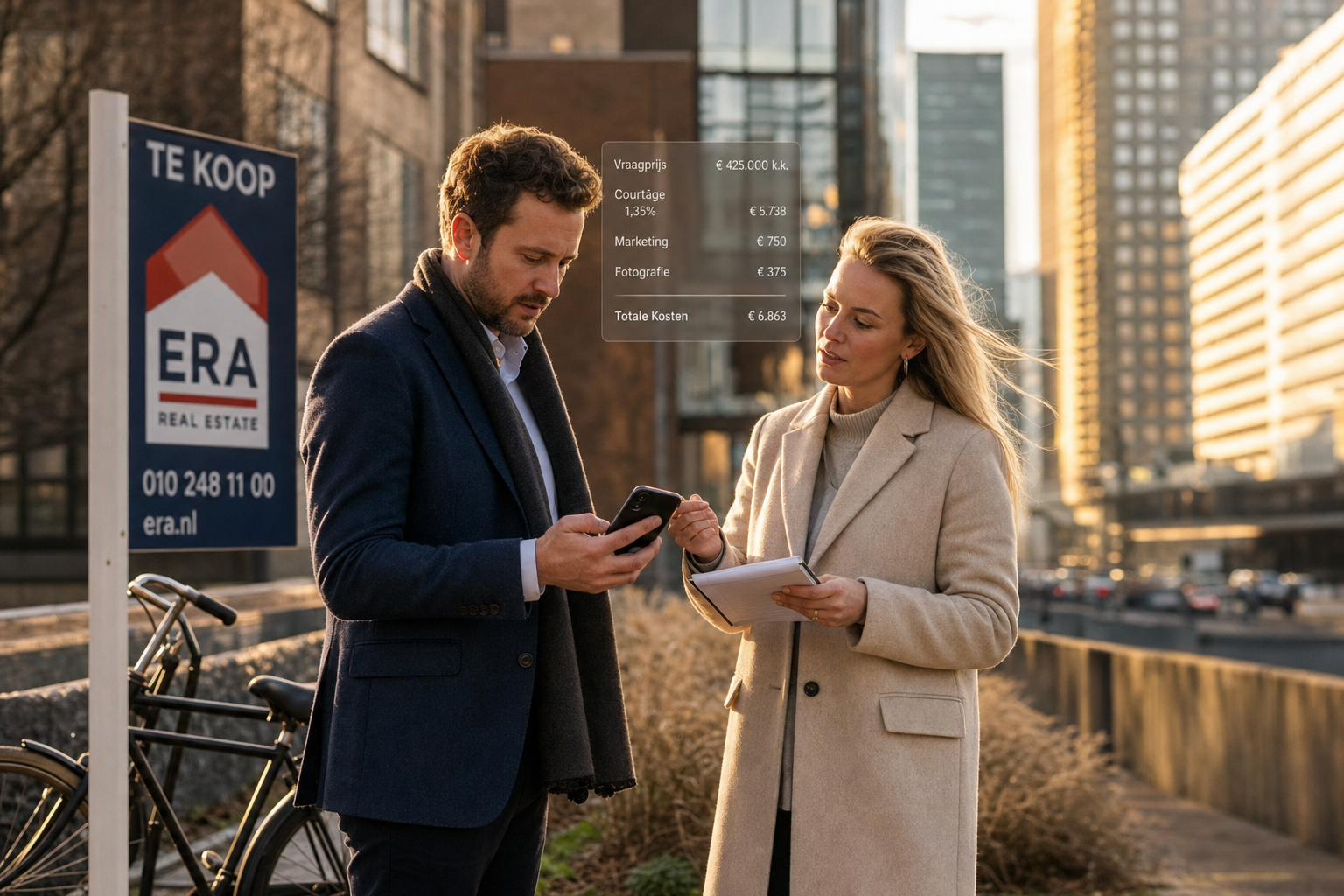 Onderhandelen over makelaarskosten